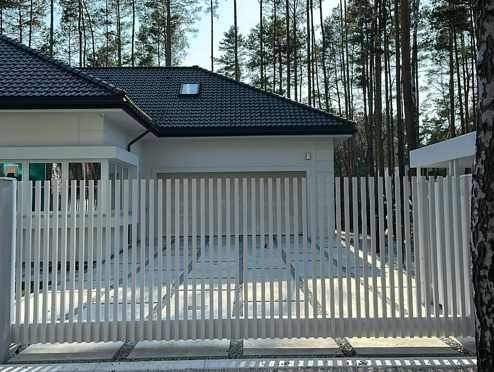 Ogrodzenie grzebieniowe PREMIUM nowoczesne profile palisada pionowa