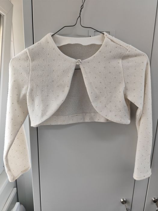 Krótki sweterek bolerko wdzianko dla dziewczynki Al-Da r. 134