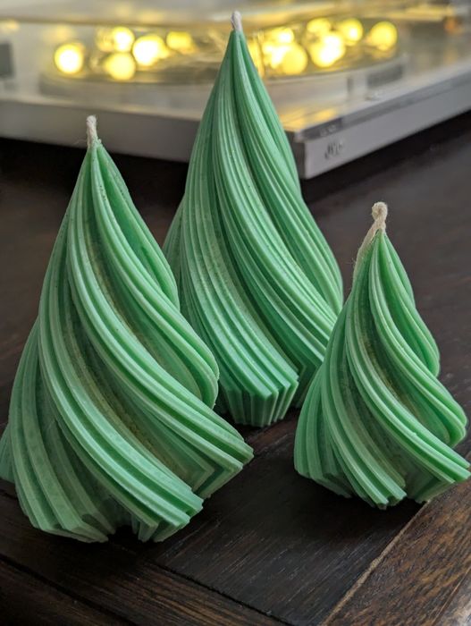 Свічки соєві у формі ялинок