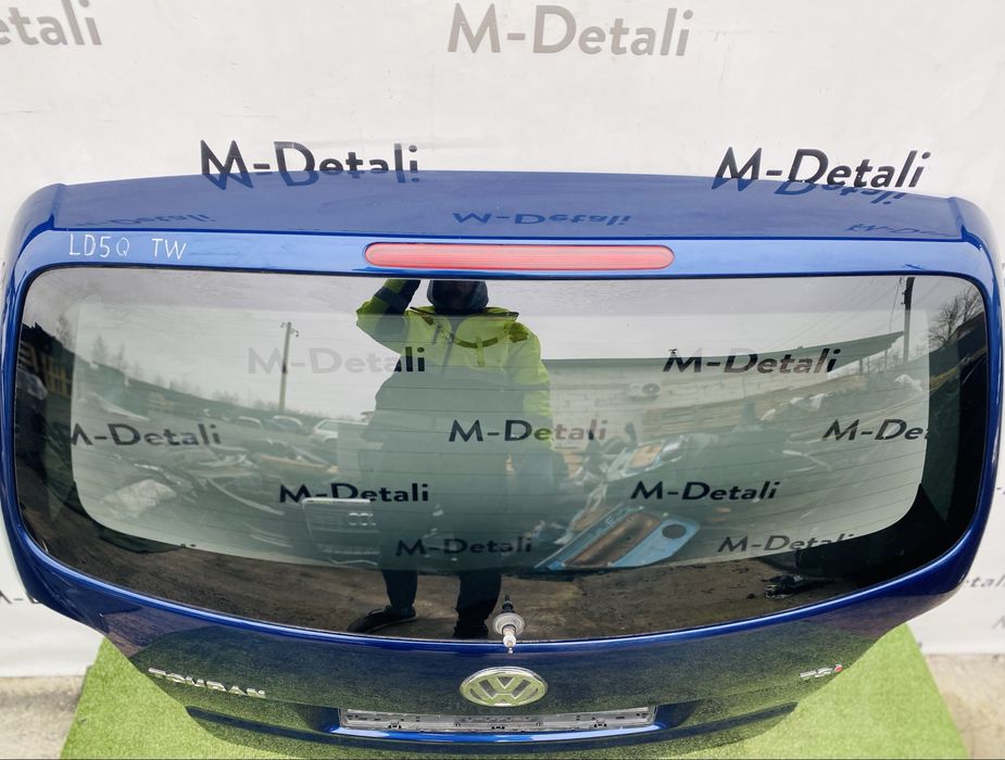 Ляда Volkswagen Touran кришка багажника синя LD5Q Тоуран