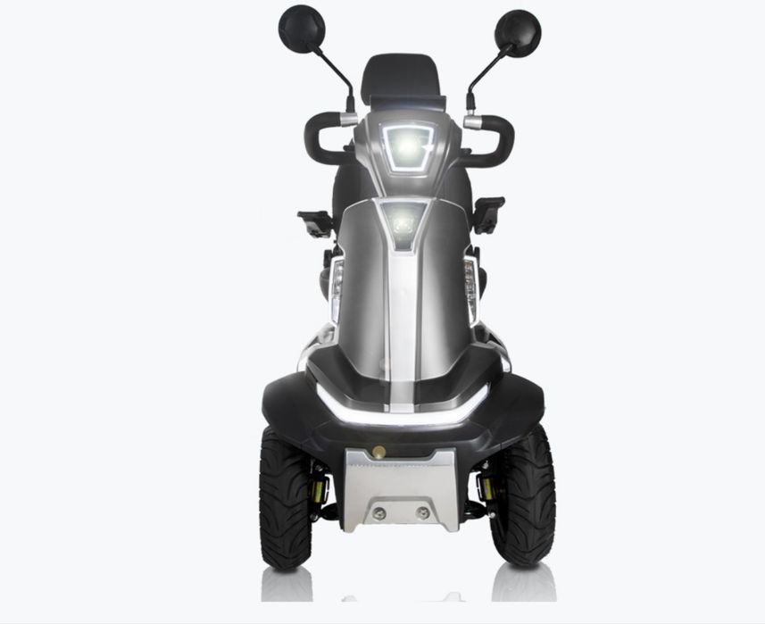 Scooter electrica fixa grande Cinza
