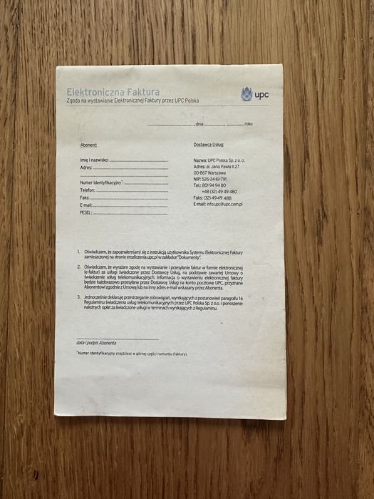 Notatnik reklamowy UPS, mały