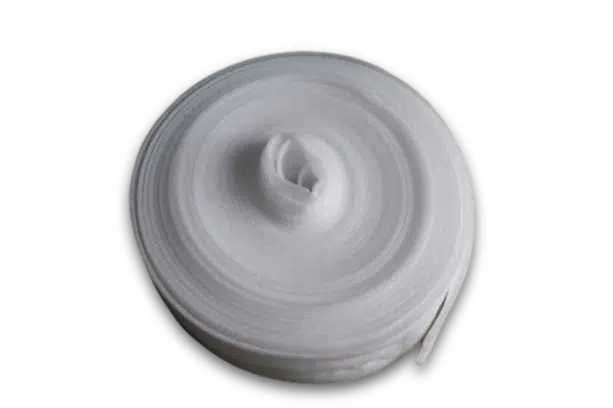 Pianka obwodowa dylatacyjna grub.8mm x szer.10cm x dł.50m.b  różne wymiary pianka PE polietylenowa odporna na chemikalia stosowane w budownictwie