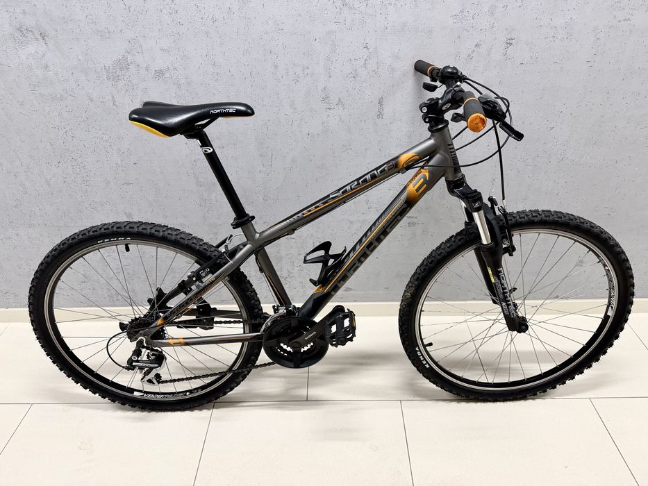 Northtec Sorang 3 MTB – BDB - Rama 13,5” (XS) aluminiowa rower górski MTB dla osoby 135–150cm amortyzacja napęd Shimano 21 biegów lekki szybki