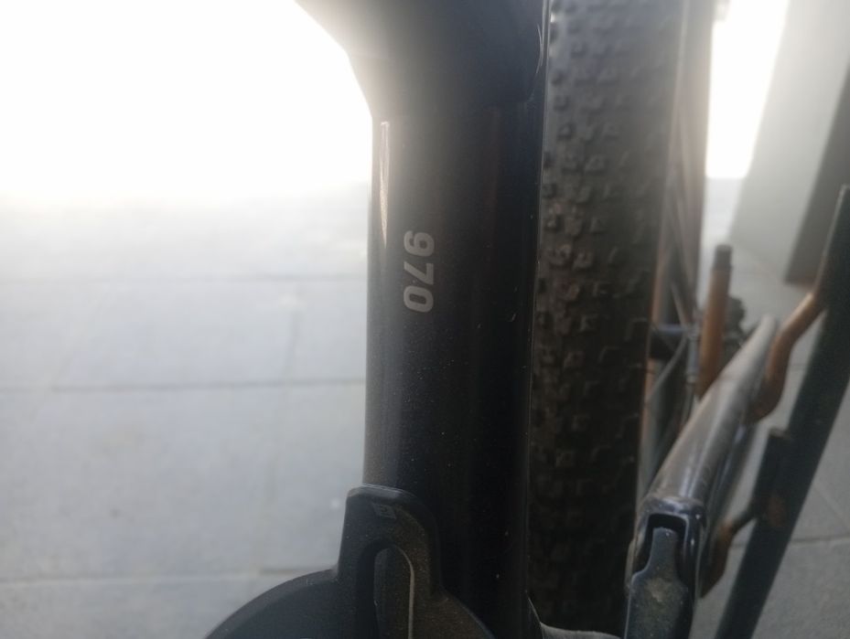 Bicicleta de BTT Scott Spark 970 de suspensão total, no tamanho L.