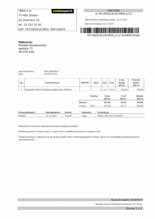 Pad PS5 nowy pad PlayStation 5