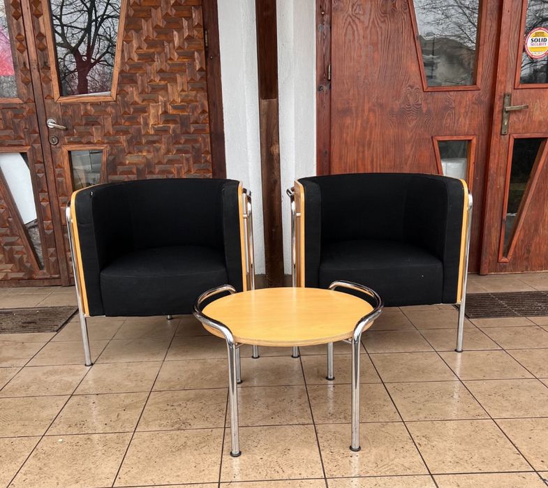 Thonet S3001 komplet mebli. Projekt Christoph Zschocke. Postmodernizm