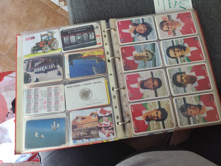 Álbum de Calendários de Bolso Vintage (Anos 80/90) - Benfica, Sumol, Tabaco,  Olá, Coca-Cola entre outros
