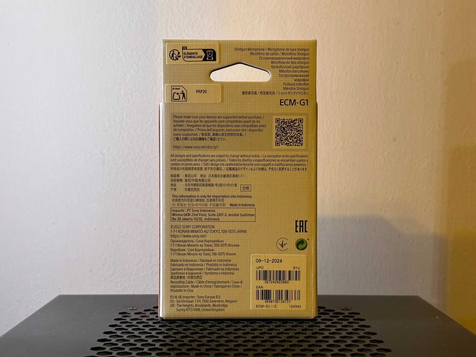 Mikrofon kierunkowy Sony ECM-G1