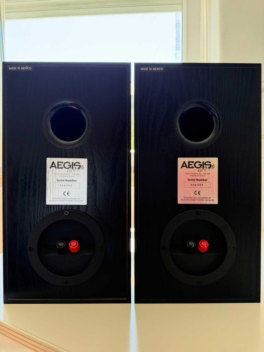 Par de colunas da marca ACCUSTIC ENERGY, modelo AEGIS One, 120 w