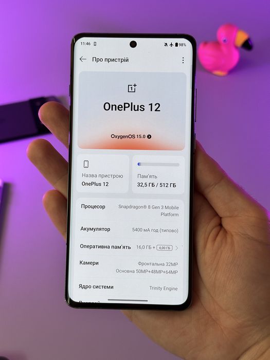 OnePlus 12 16/512 глобалКа eSim НЕ шита ФІГНЯ