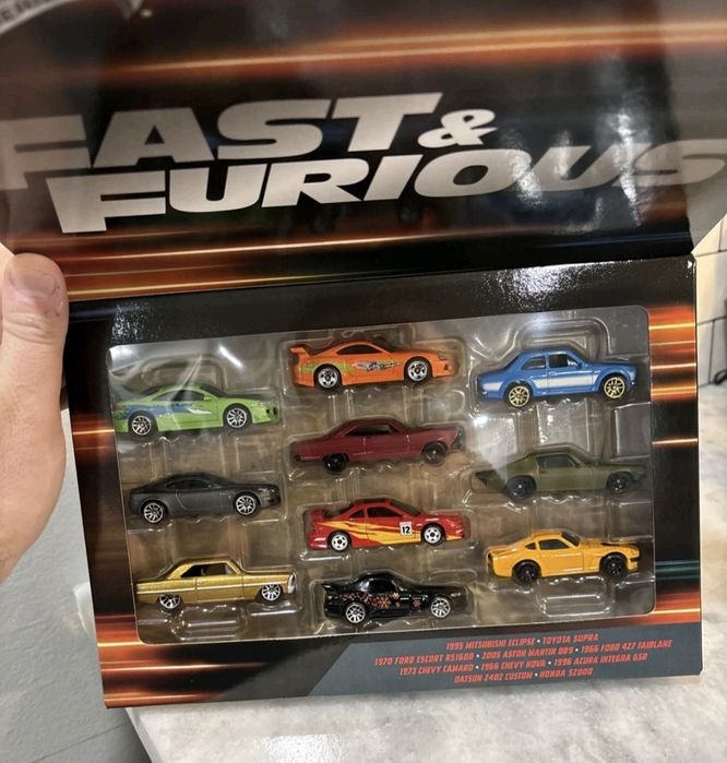Pack Fast & Furious 10x Supra Hot Wheels