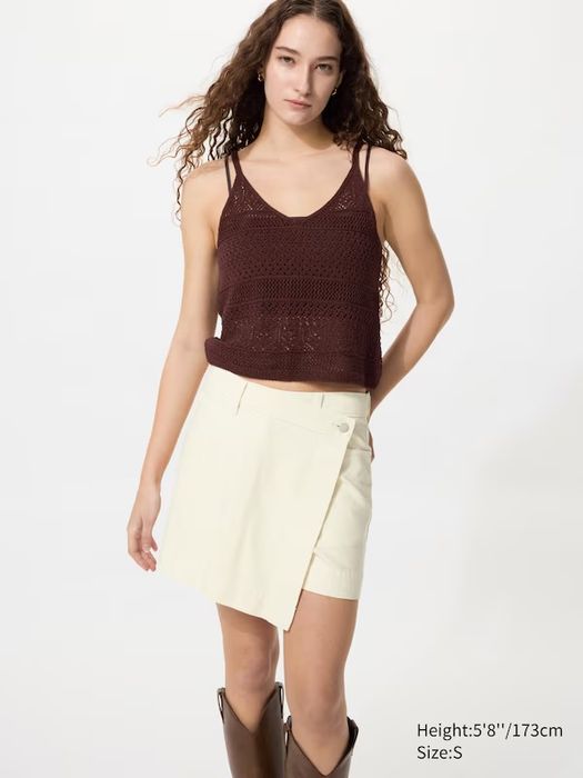 Спідниця шорти uniqlo S, M джинсова та з льоном