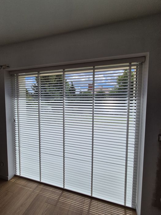 Zaluzja drewniana 50mm kolor White