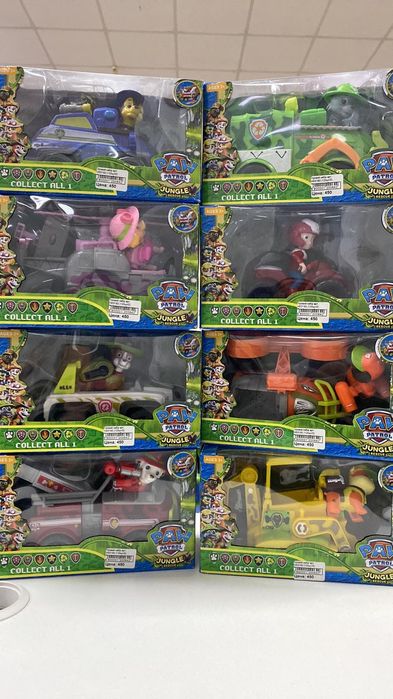 Щенячий патруль, Скай, Гонщик, Крепыш, Райдер, Маршал, Эверест