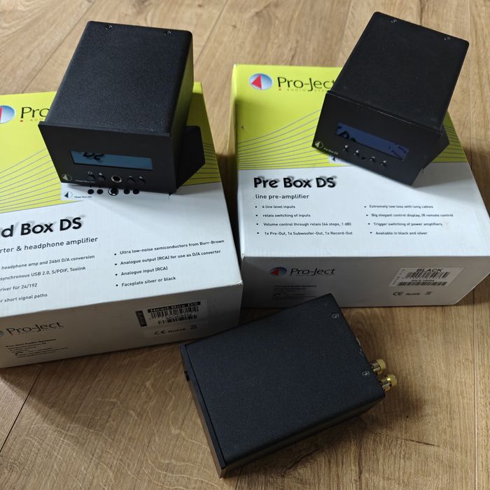 Pro-Ject Head Box DS + Pre Box DS + Amp Box DS