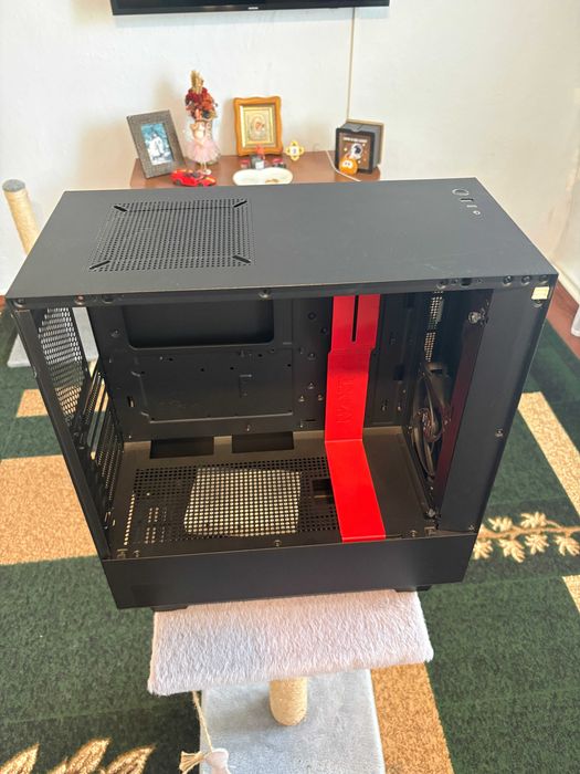 Корпус NZXT H510 Matte Black-Red (CA-H510B-BR)