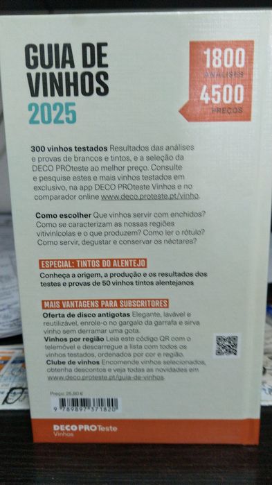 Guia de vinhos 2025 Deco