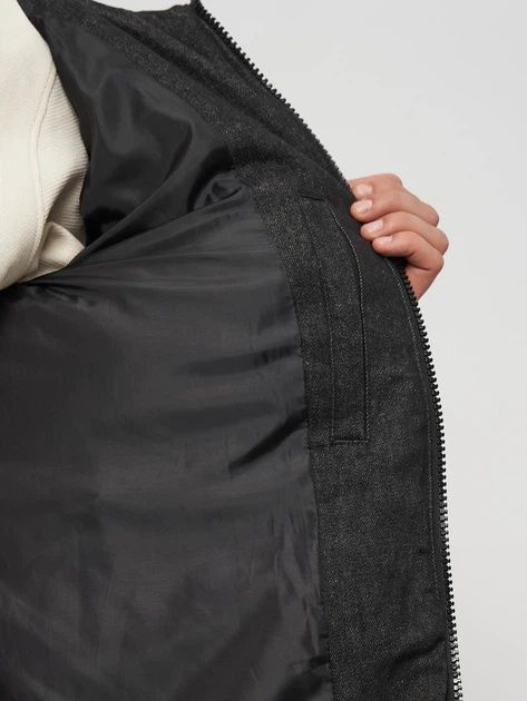Куртка тёплая с капюшоном мужская Reserved XL-2XL Чёрная.