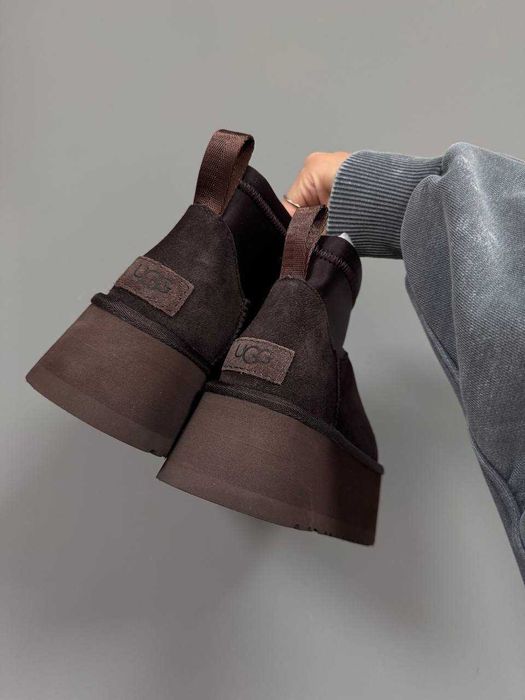 Уггі UGG Dipper Mini Chocolate premium АКЦІЙНА ЦІНА натуральні