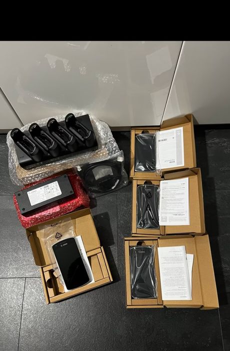 НОВЫЙ комплект из 4 сканеров Zebra EC500K-01B223-A6 EC50 и 4-отсековой