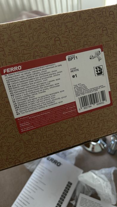 Bateria wannowa Ferro Petite BPT1