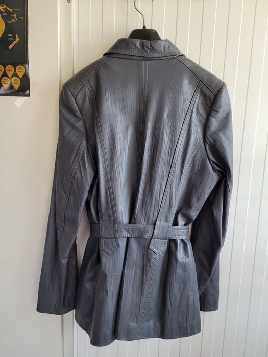 Kurtka damska skórzana z odpinanym ocieplaczem, XXXL, wyprzedaż