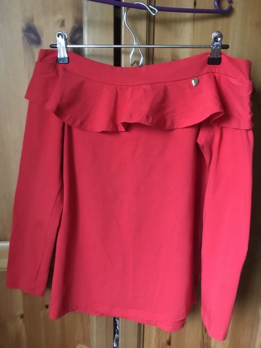Bluzka hiszpanka z falbnką r.M