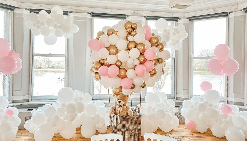 Ścianka balonowa/Roczek/Urodzin/Chrzest/Komunia/Baby Shower/Balony