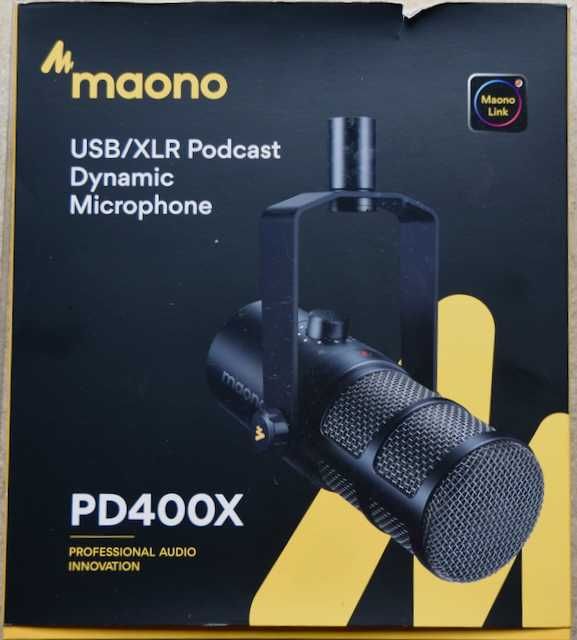 Professional Audio Moano PD400X USB/XLR Podcast Dynamic Microphone