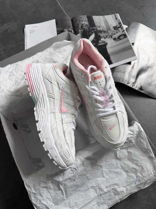 !SALE! Nike P-6000 White/Pink 36 37 38 39 40 41 найк п6000 рожеві