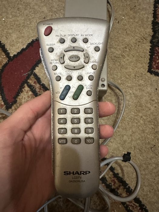 Оригинальный блок питания Sharp 12V 6.6A (UADP-A065WJPZ) + Пульт ТВ