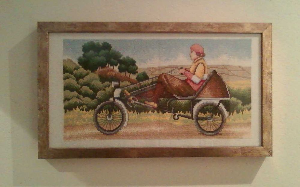 Trabalhos em ponto cruz por encomenda