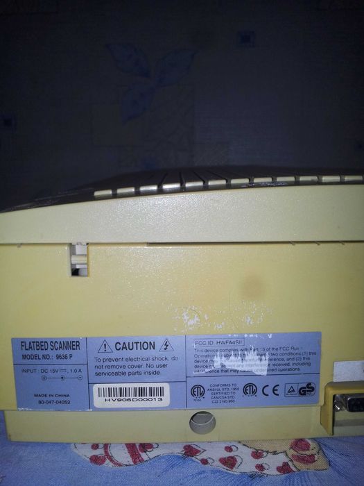 Сканер б\у без блока питания