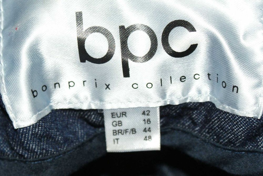 BPC BONPRIX_Cudna Kurtka Katana_granatowa lekko cieniowana Długa kaptur ...