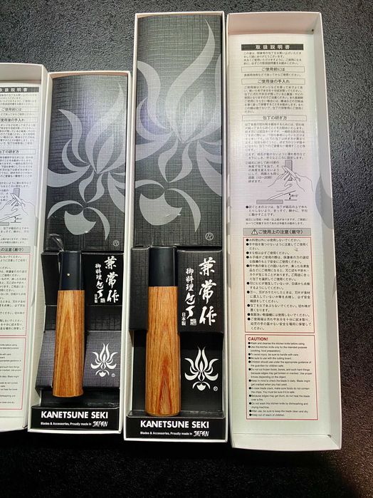 Японські кухонні ножі Kanetsune, Сантоку, Петті. Оригінал