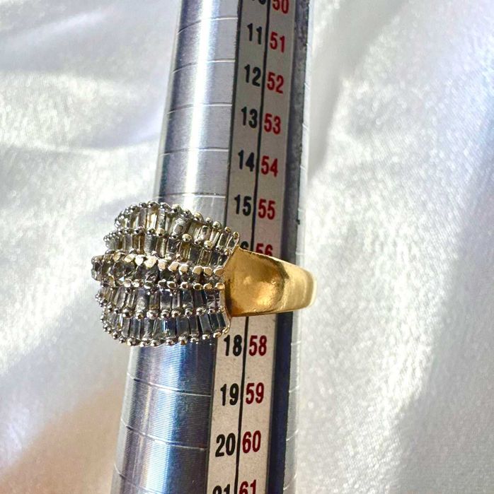Anel "Dome" em Ouro 18k com Brilhantes