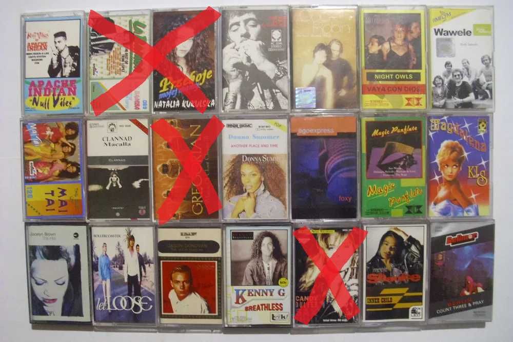 Zestaw kaset magnetofonowych w bardzo dobrym stanie
