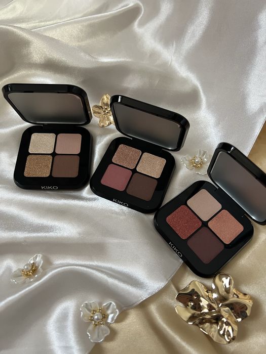 Палетка тіней kiko New Bright Quartet Eyeshadow Palette 01 02 03