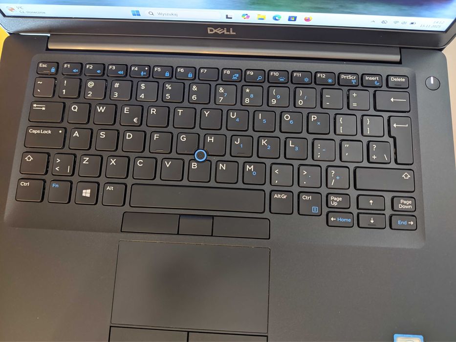 Laptop DELL Latitude 7490 i5 16/256 =Ekran DOTYKOWY=NOWA Bateria=Gw FV