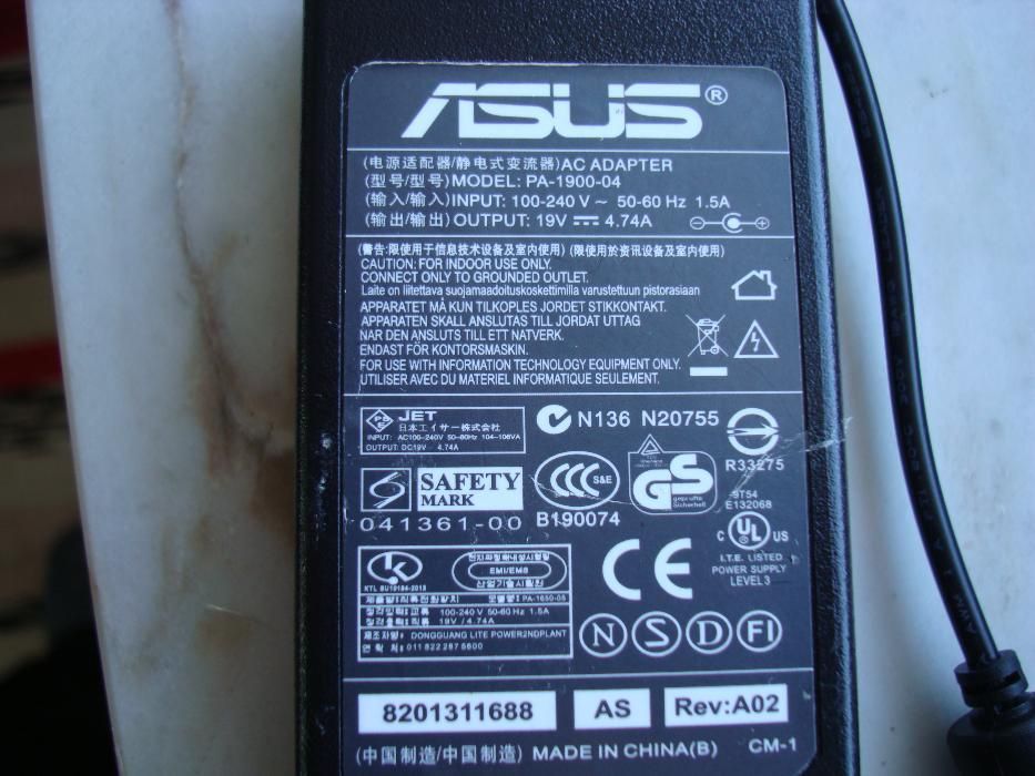 Carregador Asus PA-1900-04 Original