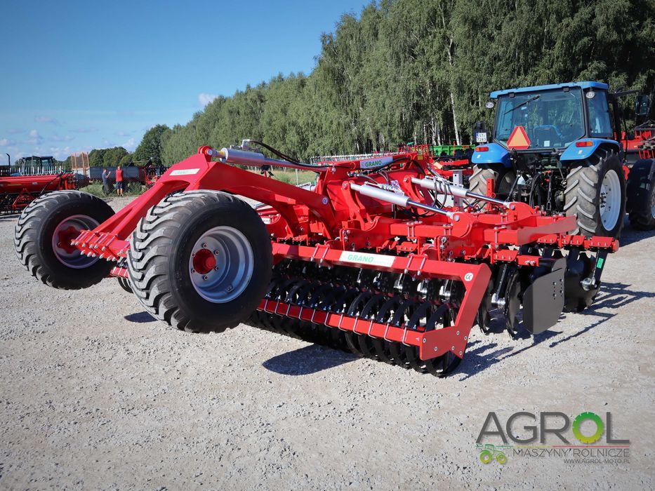 Brona talerzowa hydrauliczna TORNADO 3,5m 4 m 4,5m 5 m 6m Grano System