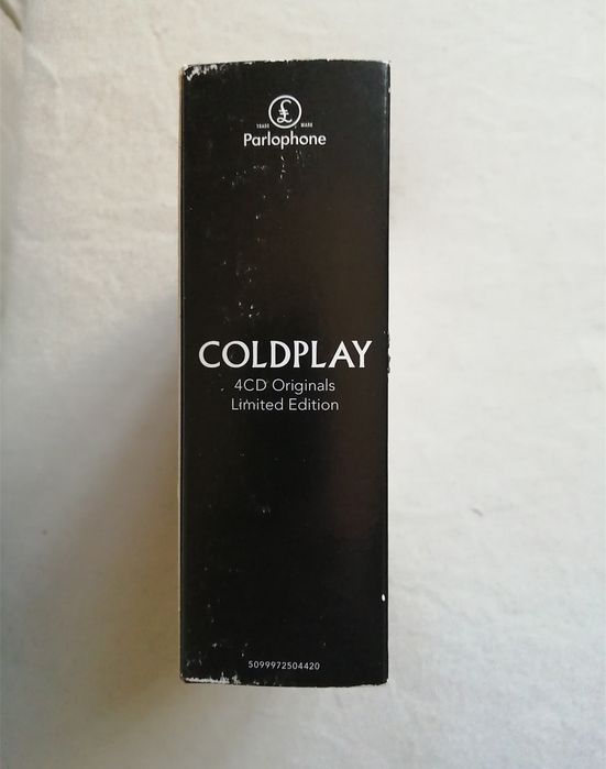 Caixa  com 4 CDs edição limitada Coldplay