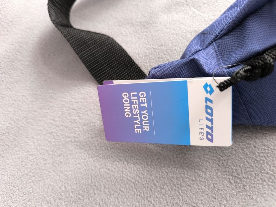 Granatowa saszetka biodrówka Lotto