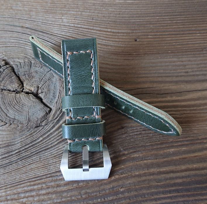 Pasek do zegarka Panerai ręcznie robiony skóra naturalna handmade