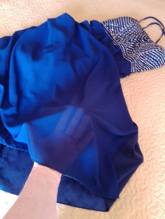 Vestido cerimónia/festa Azul