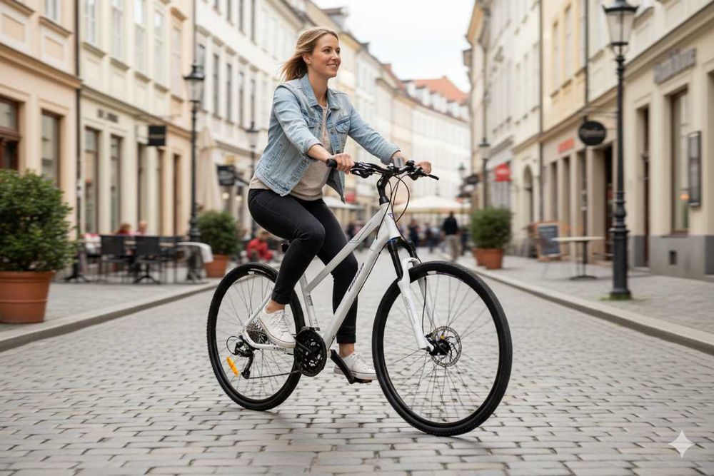 Rower crossowy Wheeler Cross 6.3 rama 44\48cm koło 28" biały lady