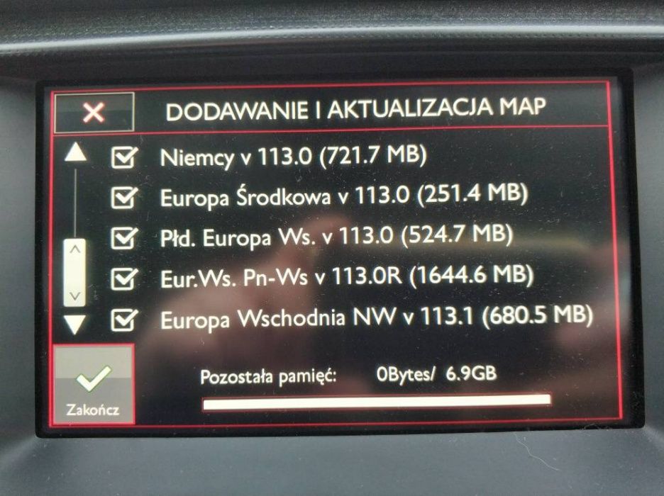 Aktualizacja Map Nawigacji Peugeot Citroen 3008 C5 5008 C4 Picasso 508 Kraków Bronowice • Olx.pl