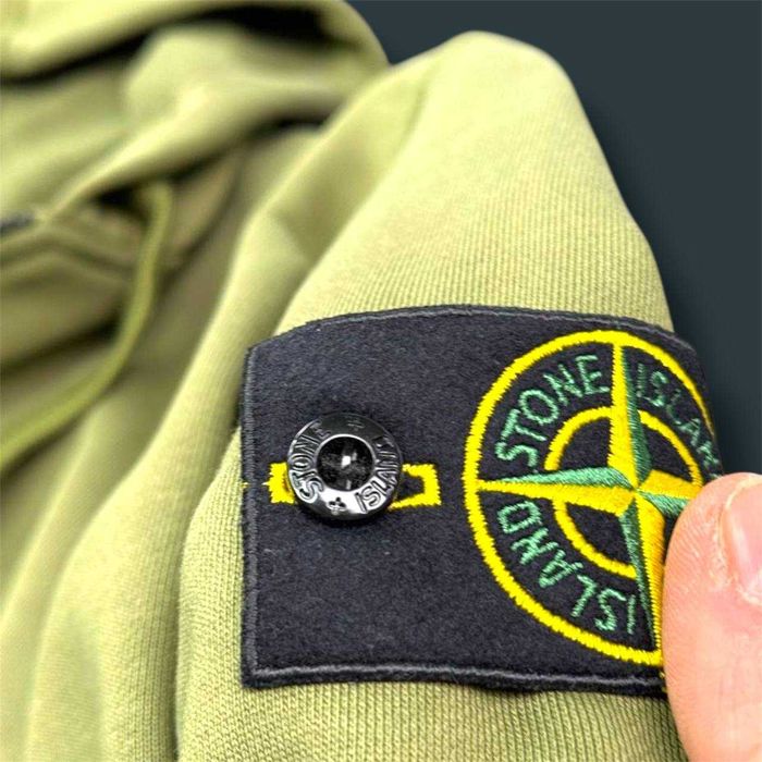 Зип-Худи Stone Island Зеленая ОРИГИНАЛ