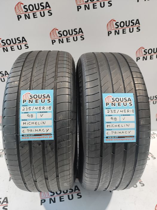 2 pneus semi novos 235-45R18 Michelin - Oferta dos Portes